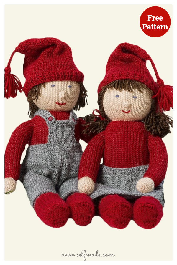Christmas Romance Elves Free Knitting Pattern