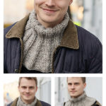 Lillesand Man’s Neck Warmer Free Knitting Pattern