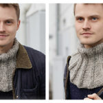 Man’s Neck Warmer Free Knitting Pattern