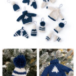 Mini Holiday Ornaments Free Knitting Pattern