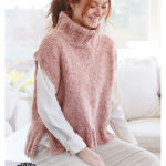 Pink Salt Vest Free Knitting Pattern