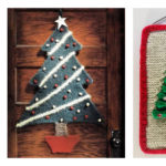 Christmas Tree Wall Hanging Free Knitting Pattern