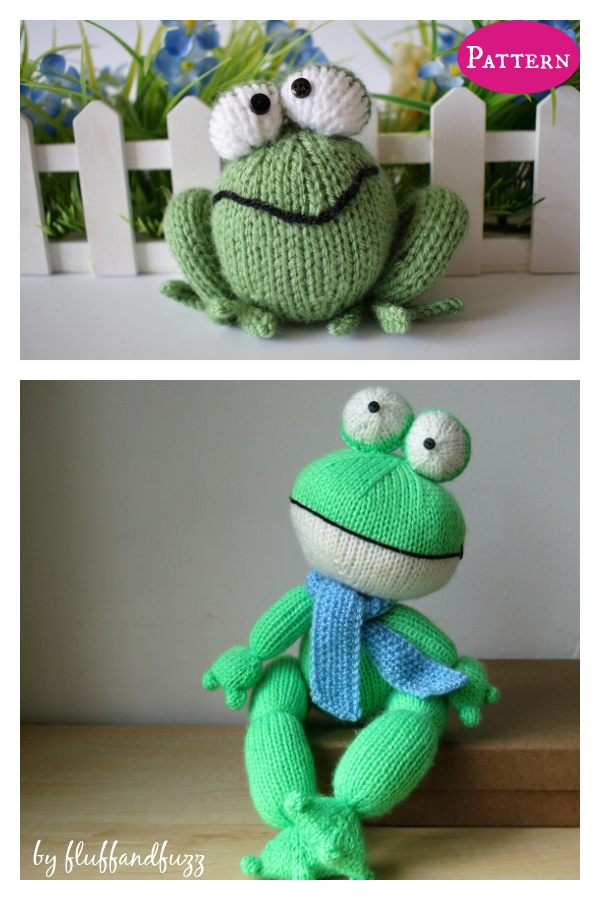 Frog Amigurumi Knitting Pattern