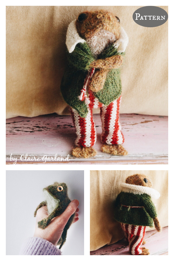 Mr Toad Amigurumi Knitting Pattern