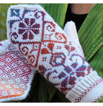 Pieces of Home Mittens Free Knitting Pattern