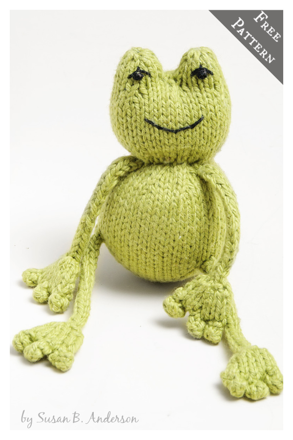 Ribbit Frog Amigurumi Free Knitting Pattern
