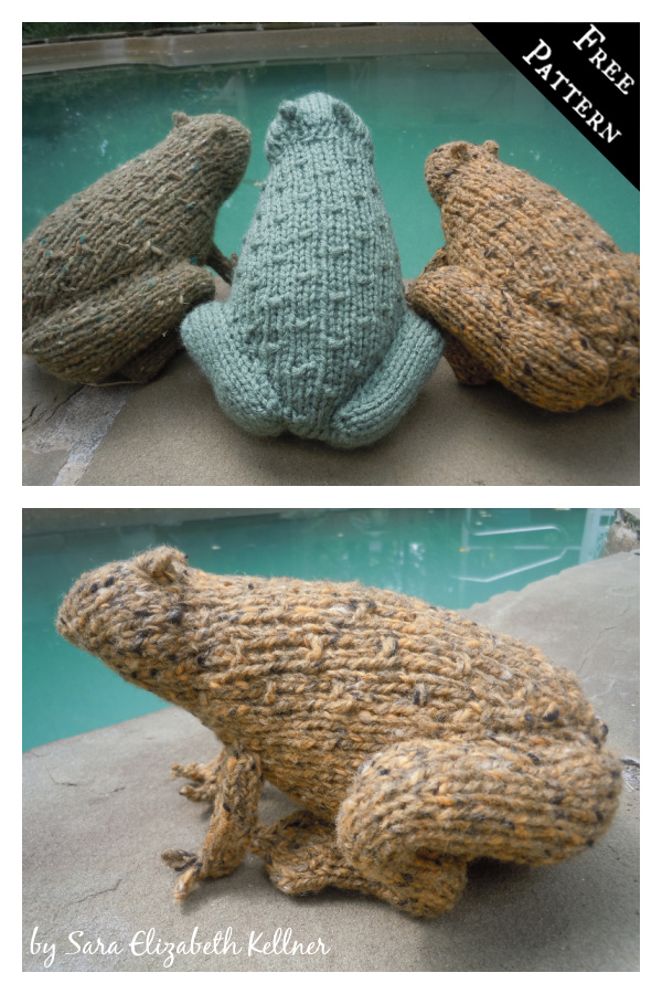 Tweed Toads Amigurumi Free Knitting Pattern
