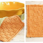 Basket Weave Dishcloth Free Knitting Pattern