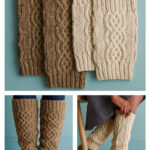 Classic Cable Leg Warmers Free Knitting Pattern