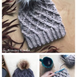 Crystal Lattice Beanie Free Knitting Pattern