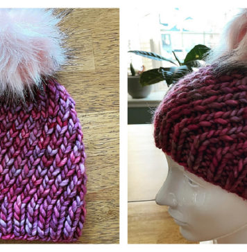 Easy Peasy Bulky Beanie Free Knitting Pattern
