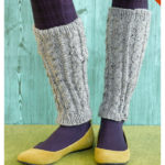 Foyle’s Cabled Leg Warmers Free Knitting Pattern