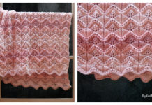 Gingko Leaf Blanket Free Knitting Pattern