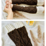 Kids Aran Leg Warmers Free Knitting Pattern