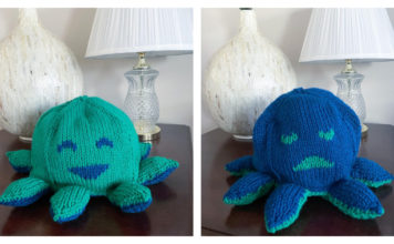 Reversible Mood Octopus Free Knitting Pattern