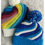 Spiral Beanie Free Knitting Pattern