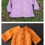 Beth’s Cables Baby Cardigan Free Knitting Pattern