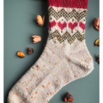 Cute Hearts Socks Free Knitting Pattern