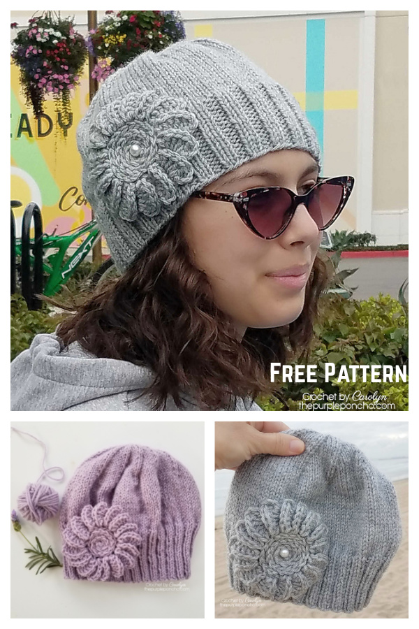 Easy Knit Beanie Free Knitting Pattern