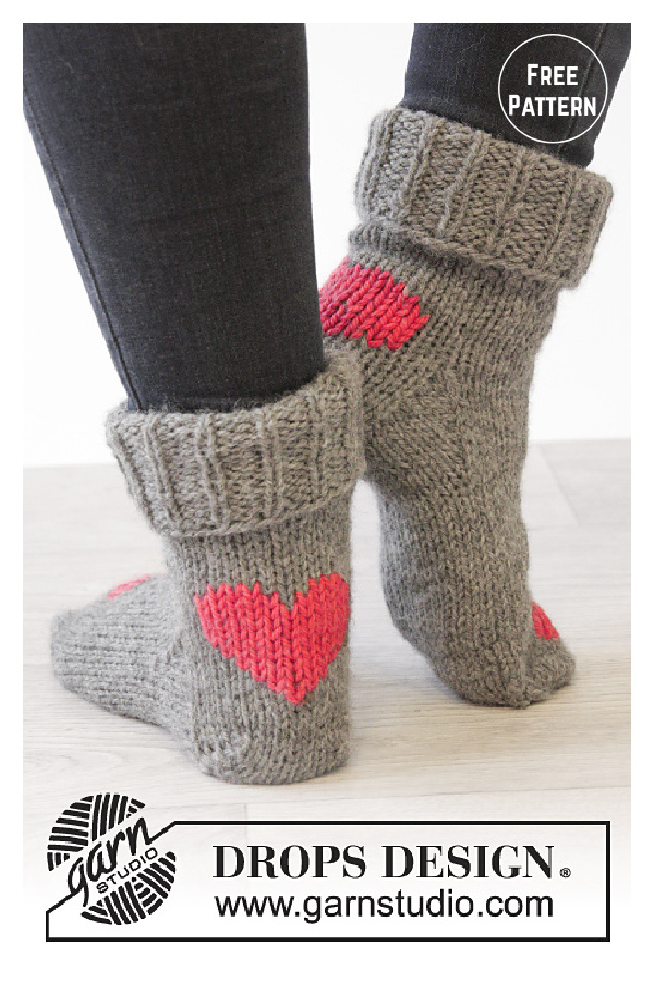 LoveSocks Free Knitting Pattern