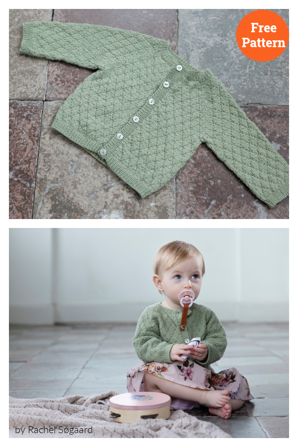 Lille Crispin Cardigan Free Knitting Pattern