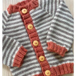 Little Coffee Bean Cardigan Free Knitting Pattern