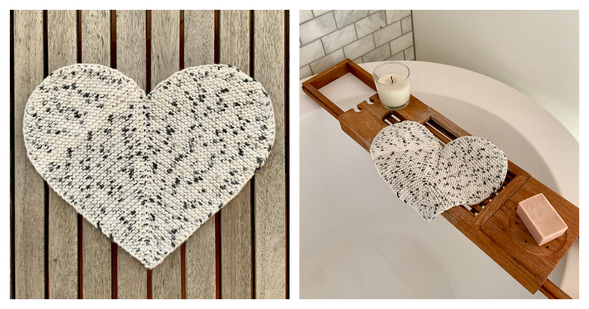 Practical Little Heart Free Knitting Pattern