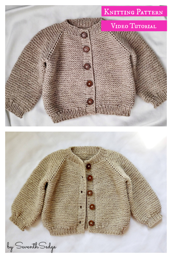 The Mere Cardigan Knitting Pattern and Video Tutorial