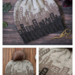 The Skyline Hat Free Knitting Pattern