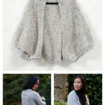 Tweedy Shrug Free Knitting Pattern