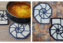 Ammonite Potholders Free Knitting Pattern