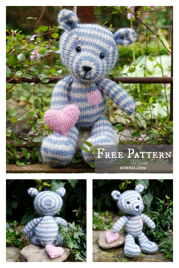 Camille Teddy Free Knitting Pattern