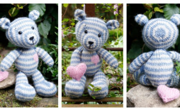Camille Teddy Free Knitting Pattern