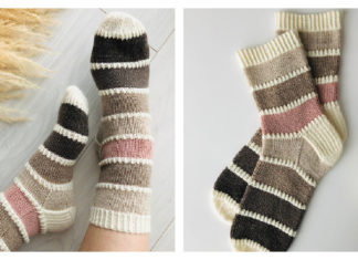 Color Palette Socks Free Knitting Pattern