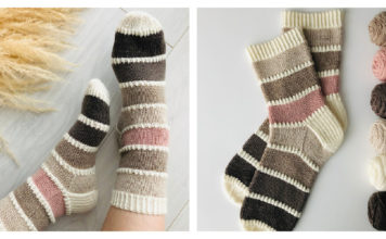 Color Palette Socks Free Knitting Pattern