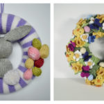 Easter Wreath Free Knitting Pattern