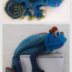 FroggyBug Chameleon Amigurumi Free Knitting Pattern