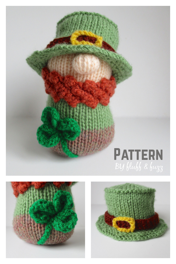 Leprechaun Amigurumi Knitting Pattern