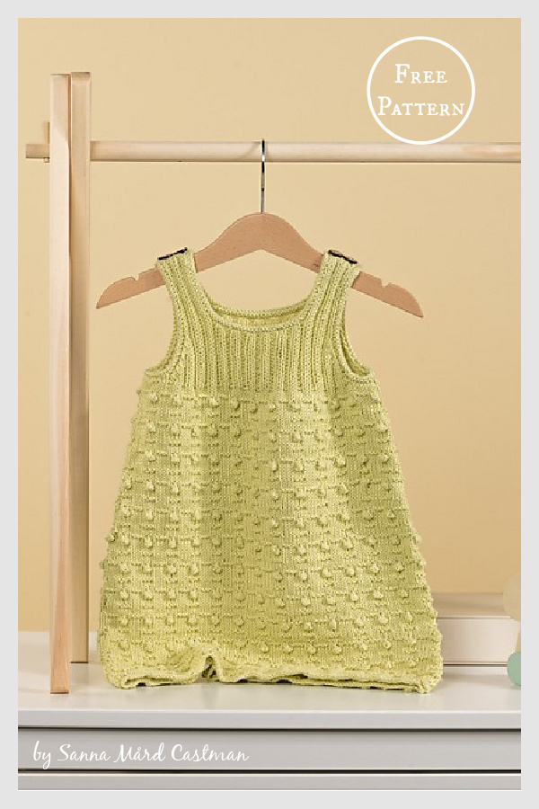 Poppy Children's Dress Free Knitting Pattern 