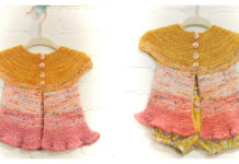 Rosebud Baby Cardigan Free Knitting Pattern