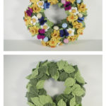Springtime Wreath Free Knitting Pattern