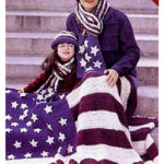 American Flag Blanket Free Knitting Pattern