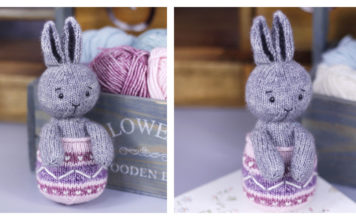 Easter Bunny Lala Free Knitting Pattern
