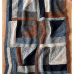 Modular Log Cabin Blanket Free Knitting Pattern