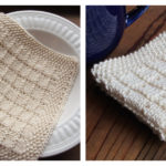 Square Tile Washcloth Free Knitting Pattern