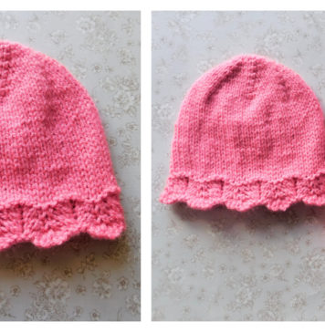 Amara Baby Hat Free Knitting Pattern