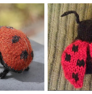 Amigurumi LadyBug Free Knitting Pattern