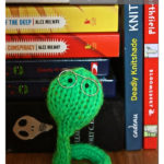 Blinkin’ Bookworm Free Knitting Pattern