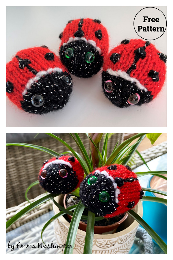 Linden Ladybird the Ladybug Free Knitting Pattern