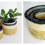 Nesting Baskets Free Knitting Pattern